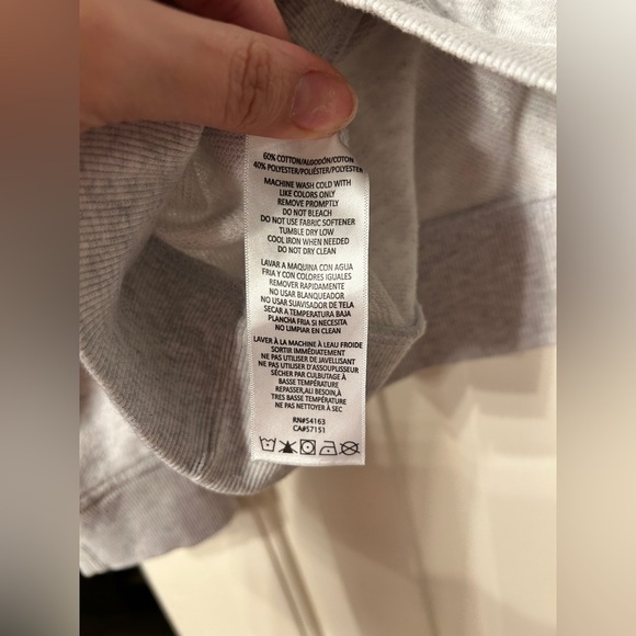 Calvin Klein Logo Vintage Style Sweatshirt Gray Cotton Size Large 90s - Picture 4 of 5